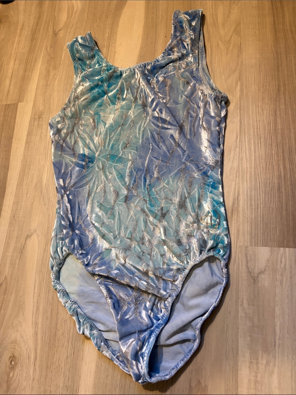 Crushed Velvet Leotard - size 10-12